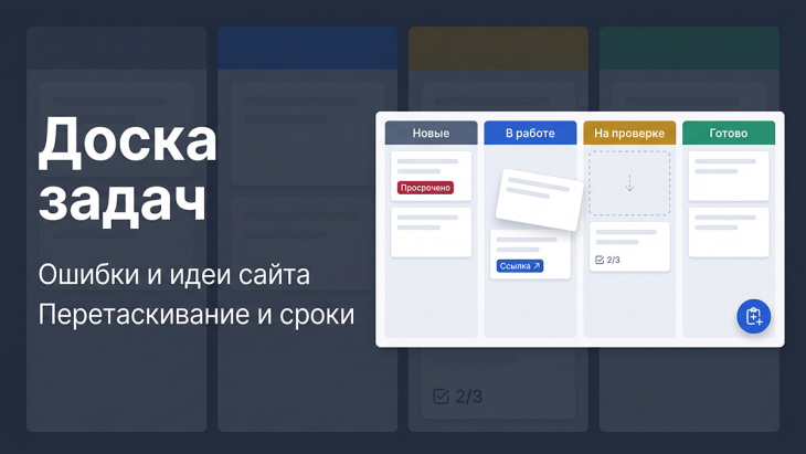 Доска задач - Канбан